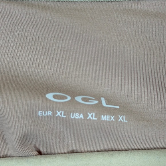 OGL Essential Stretch Cotton Square Neck Brami Top XL Dark Alabaster Neutral NWT - Picture 6 of 10